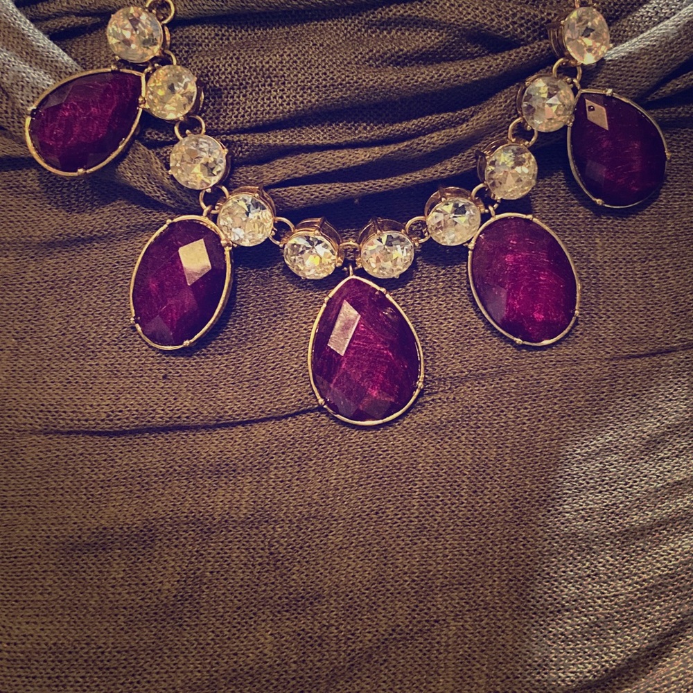 💜 Purple multi-pendant necklace 📿